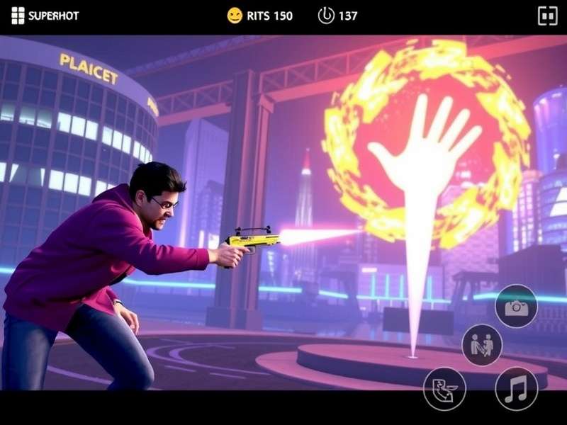 Bollywood Superhot Game Screenshot
